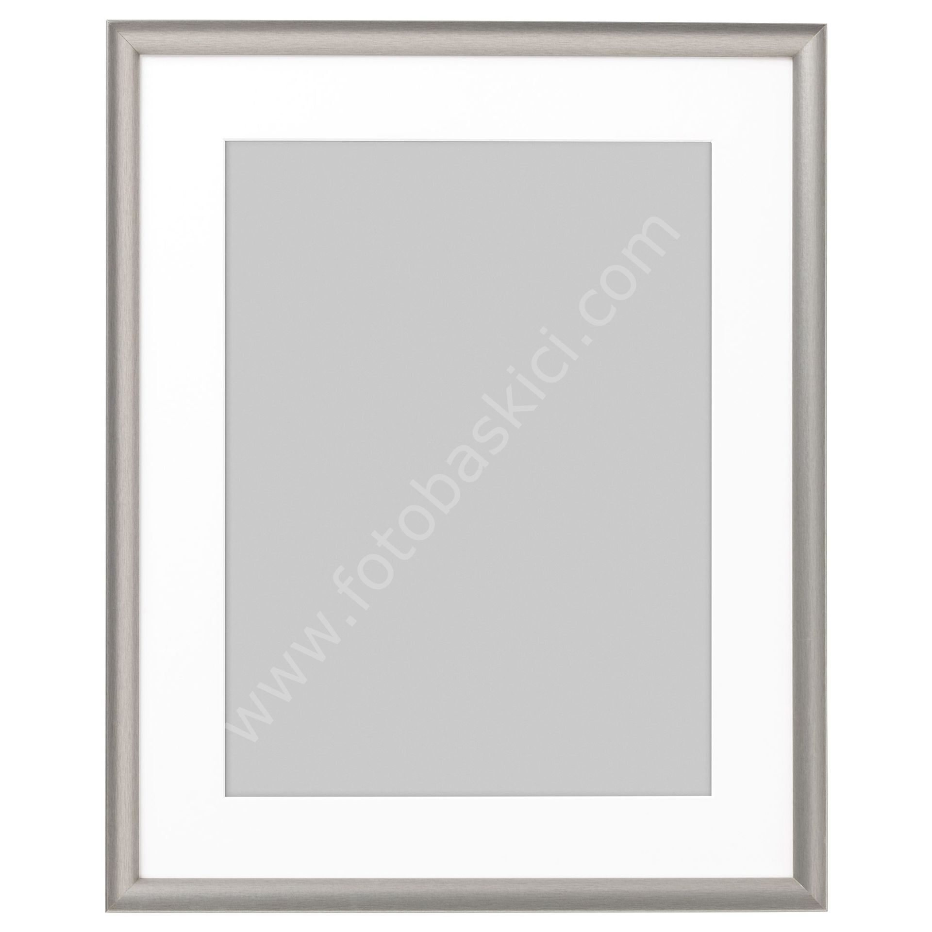 Gri Çerçeve Lame 40x50 cm SILVERHÖJDEN