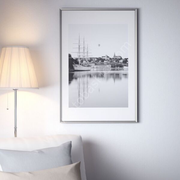 Gri Çerçeve Lame 61x91 cm SILVERHÖJDEN