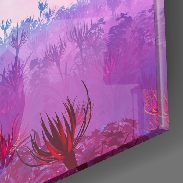 Kelebekler Diyarı Cam Tablo