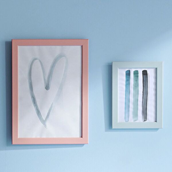 Ahşap Çerçeve Açık Mavi 13x18 cm FISKBO