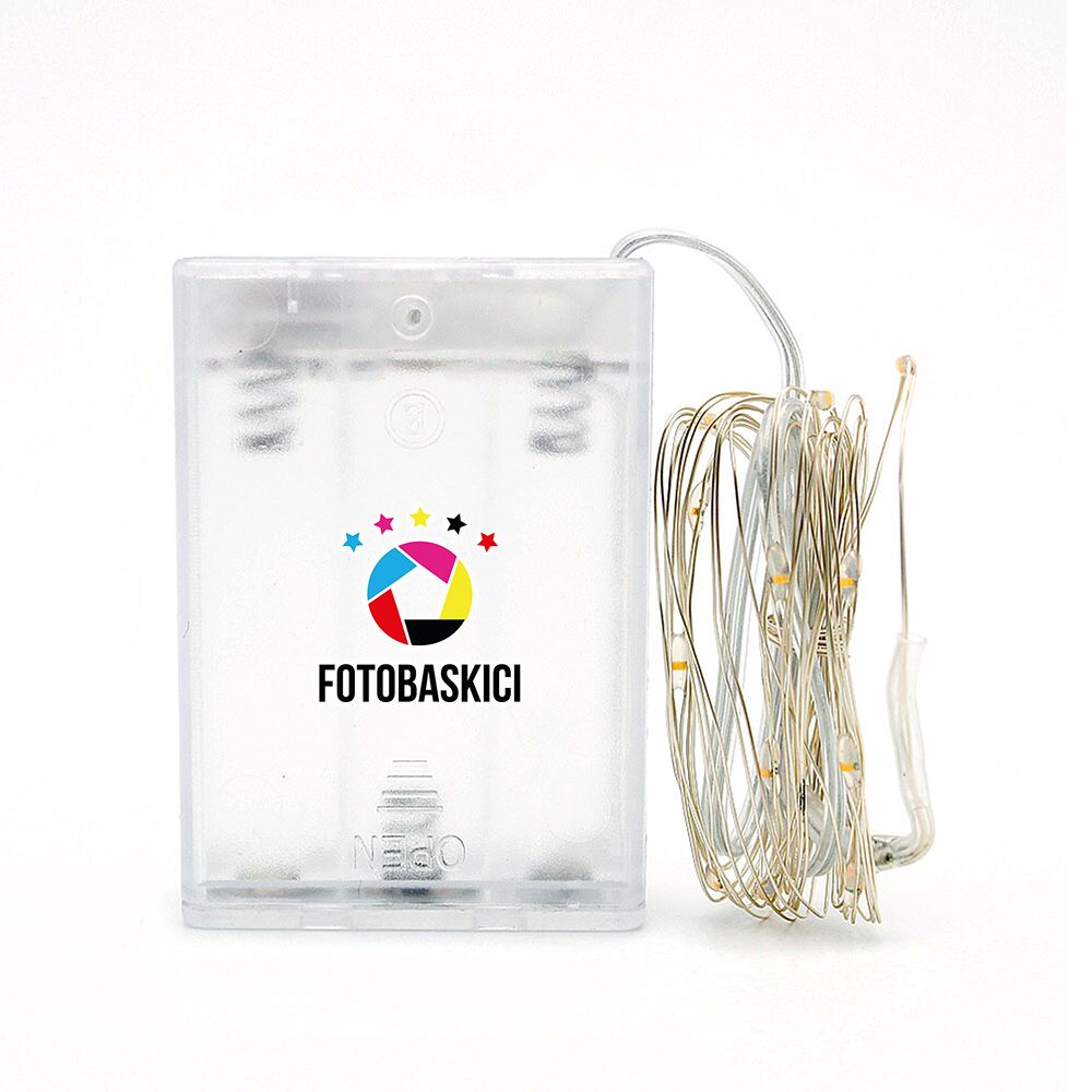 2 Metre Bakır Kablolu Pilli Led Işık (Renk Seçenekli)