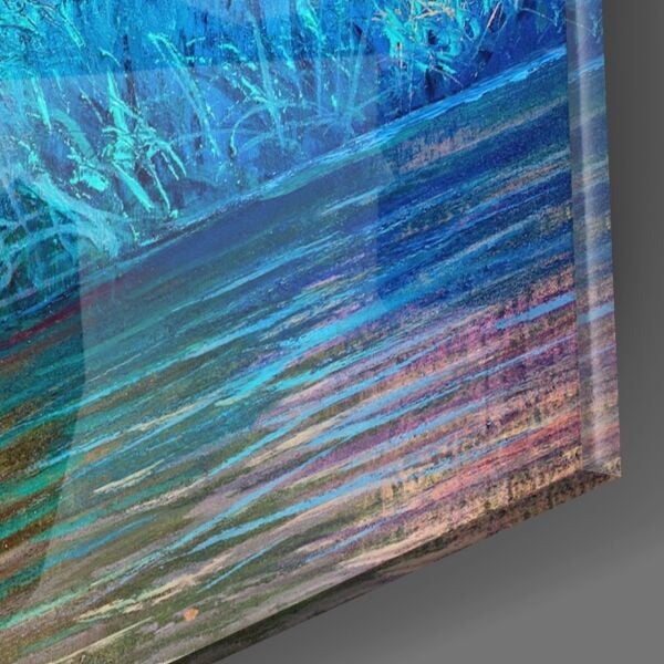 Kızıl Ağaç Cam Tablo