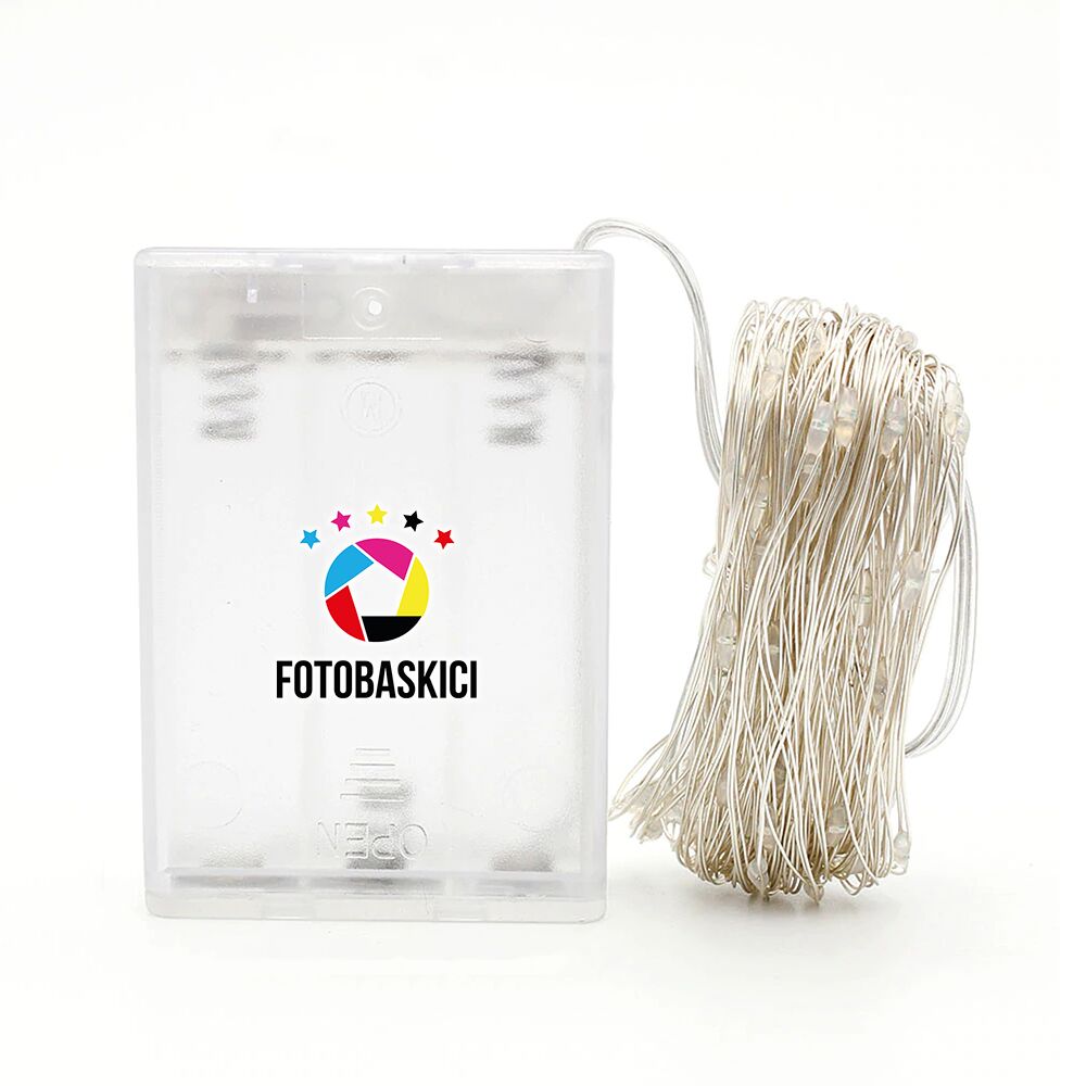 10 Metre Bakır Kablolu Pilli Led Işık (Renk Seçenekli)