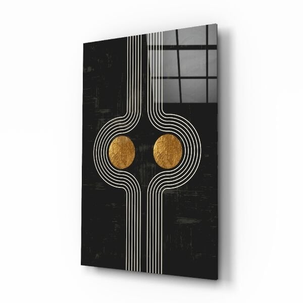 İki Nokta Cam Tablo