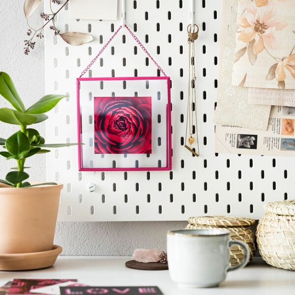 Pembe Renk Çerçeve 16x16 cm