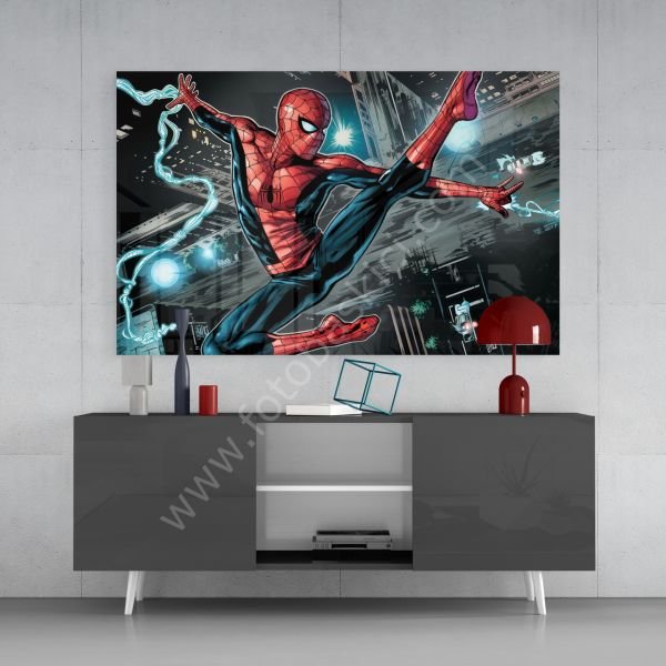 Örümcek Adam - Spider Man Cam Tablo