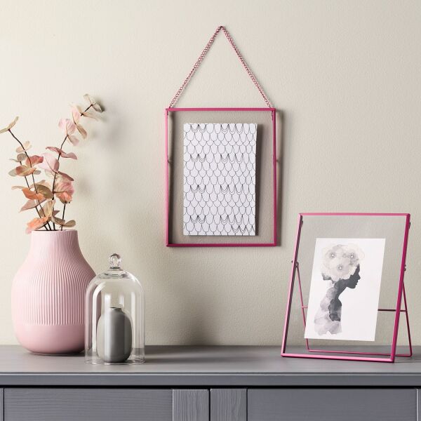 Pembe Renk Çerçeve 20x25 cm