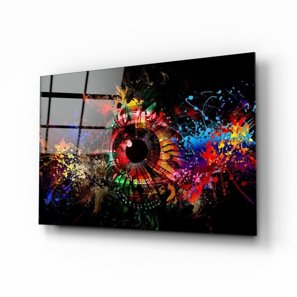 İllüstrasyon Göz Cam Tablo