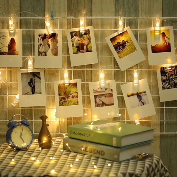 10 Mandallı Pilli Led Işık (Renk Seçenekli)