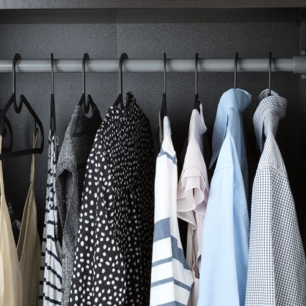 Giysi Askısı Siyah 10'lu