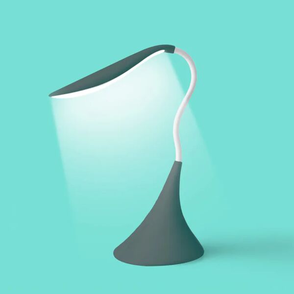 USB Kablolu Dokunmatik Kuğu Led Masa Lambası (Çok Fonksiyonlu)