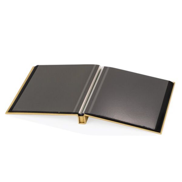 Siyah Yapraklı Retro Kendin Yap Albüm 24x24 cm