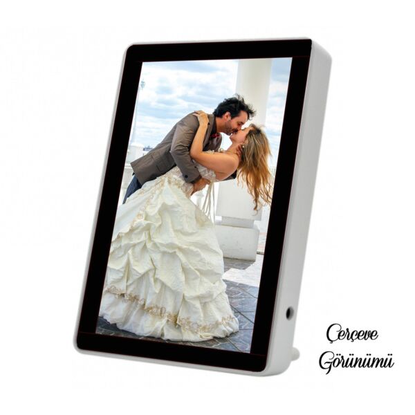 Sihirli Led Ayna Fotoğraf Çerçevesi 17x22 cm