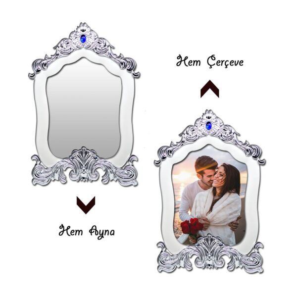 Sihirli Led Ayna Fotoğraf Çerçevesi (Şarjlı) 24x34 cm