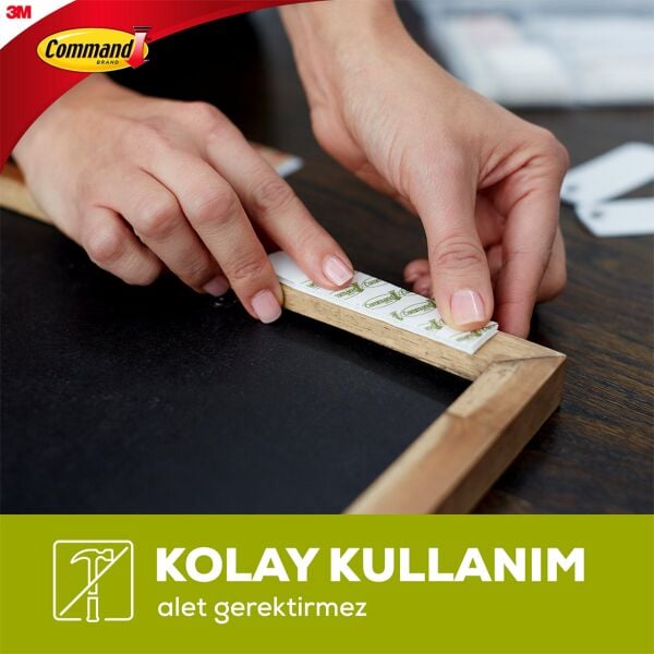 Command Küçük Boy İz Bırakmayan Cırt Cırt Bant 17202