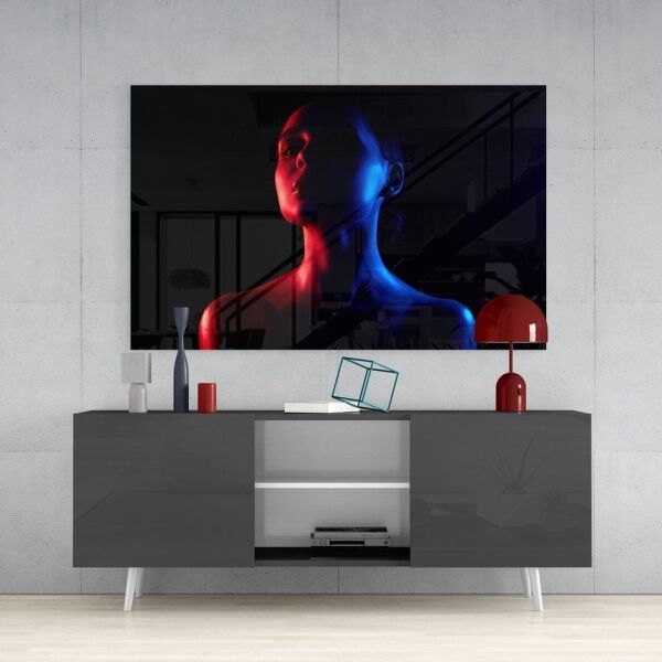 Kadın Cam Tablo No:4076