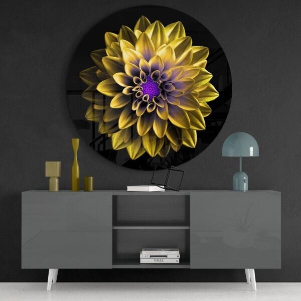 Çiçek Cam Tablo No:1004