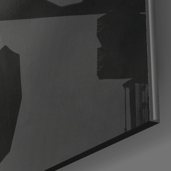 Mavi Şapka Cam Tablo