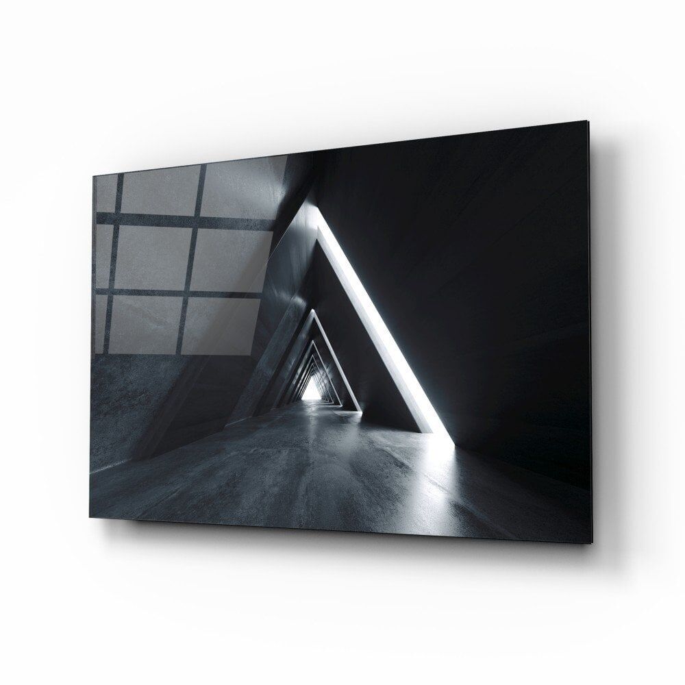 Geometrik Yapılar Cam Tablo