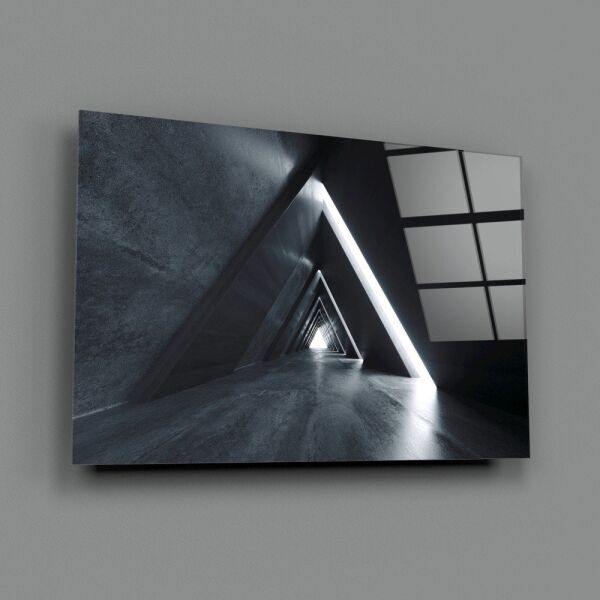 Geometrik Yapılar Cam Tablo