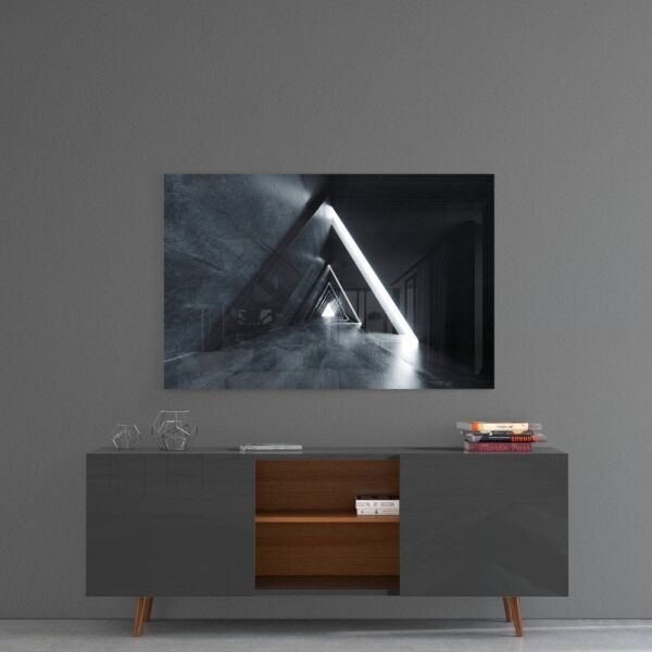 Geometrik Yapılar Cam Tablo