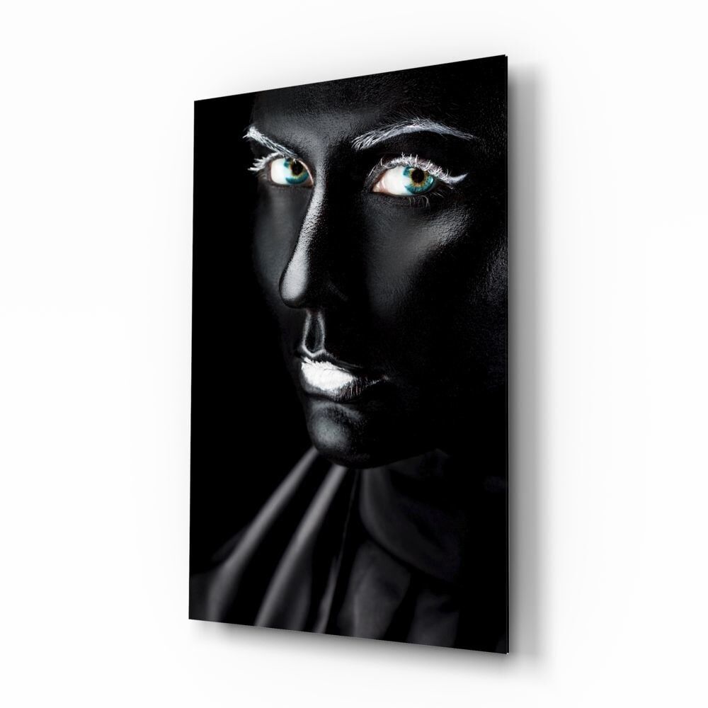 Kadın Portre Cam Tablo No:1199