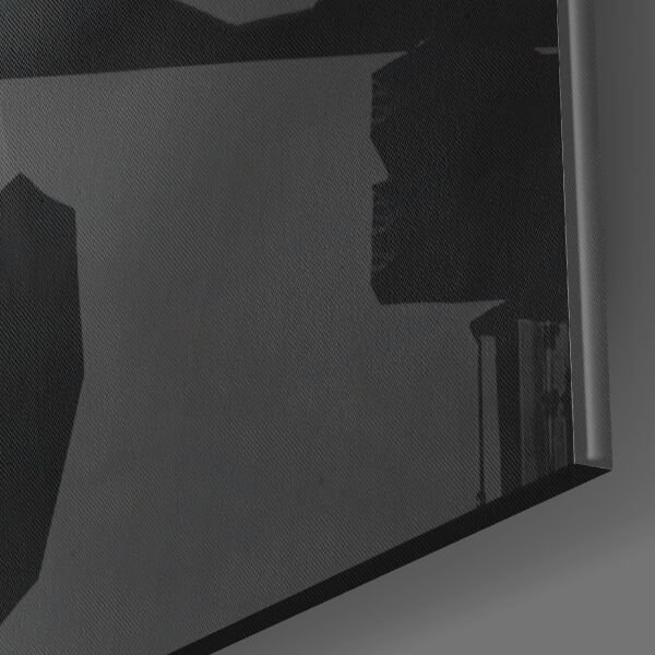 Turuncu Şapka Cam Tablo