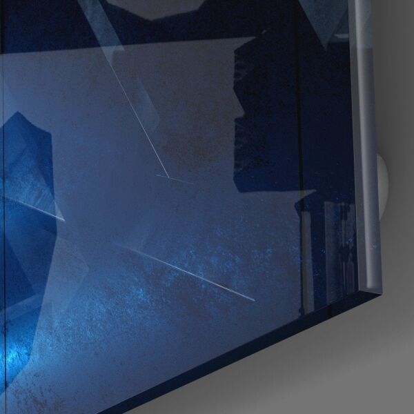 Neon Işıklar Cam Tablo