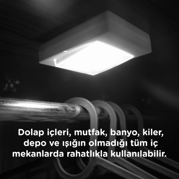 Her Yüzeye Monte Dolap Işığı Portatif Led Aydınlatma