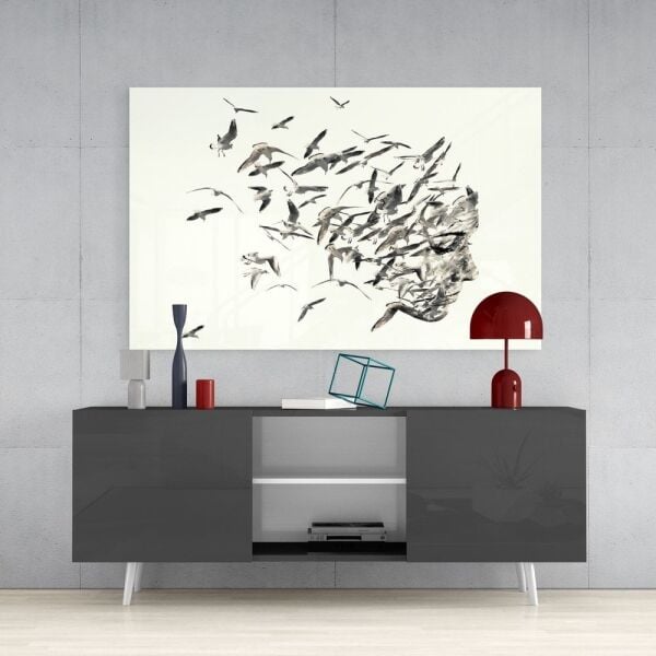 Özgür Düşünceler Cam Tablo