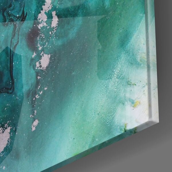 Soyutluğun Renkleri Cam Tablo