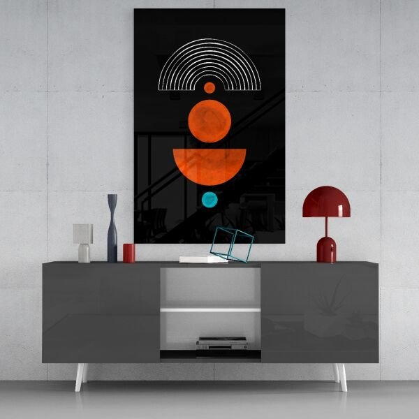 Gökkuşağı Cam Tablo