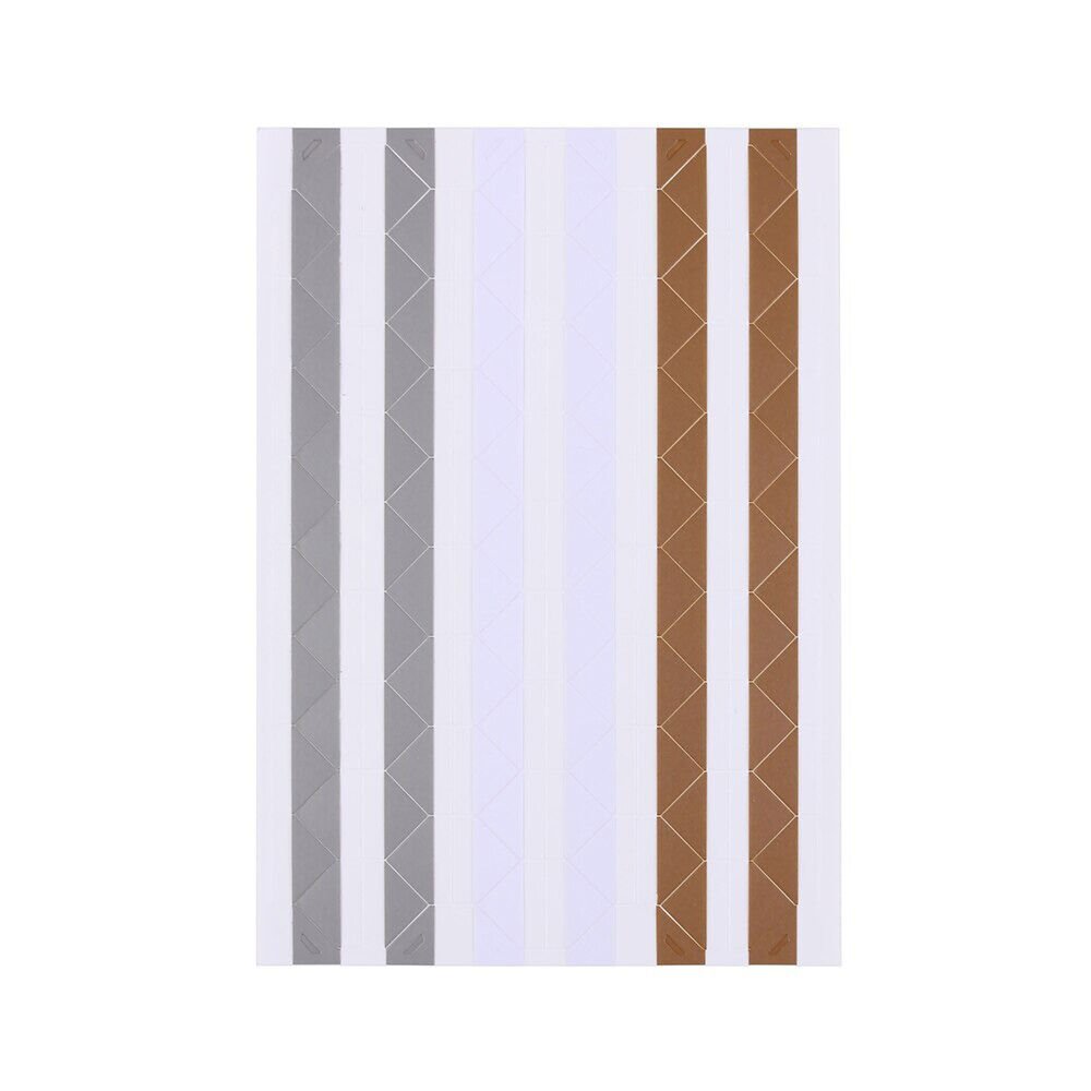 Dekoratif Fotoğraf Yapışkanı 102'li 3 Renk Karışık (Gümüş-Altın-Beyaz)