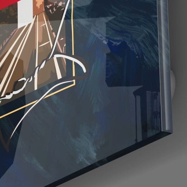 Kendi Yolunu Çiz Cam Tablo