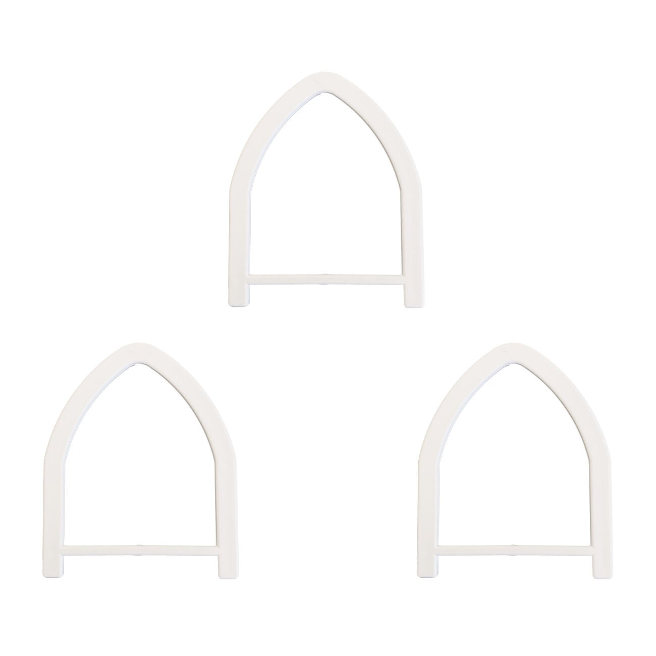 Sök Tak Kare Çerçeve Ayak Aparatı Beyaz - 3 Adet