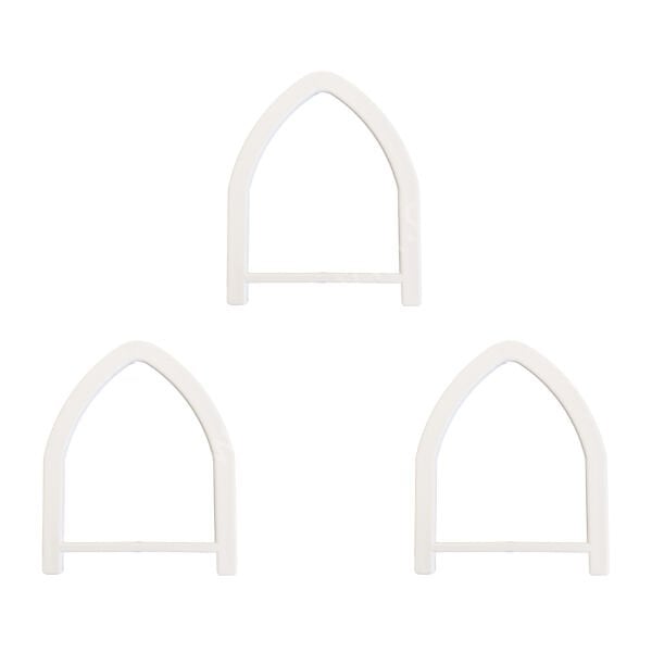 Sök Tak Kare Çerçeve Ayak Aparatı Beyaz - 3 Adet