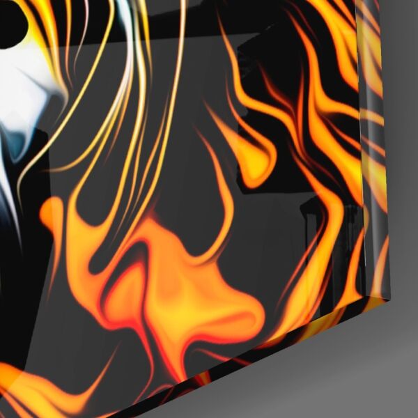 Aslan Cam Tablo No:5056