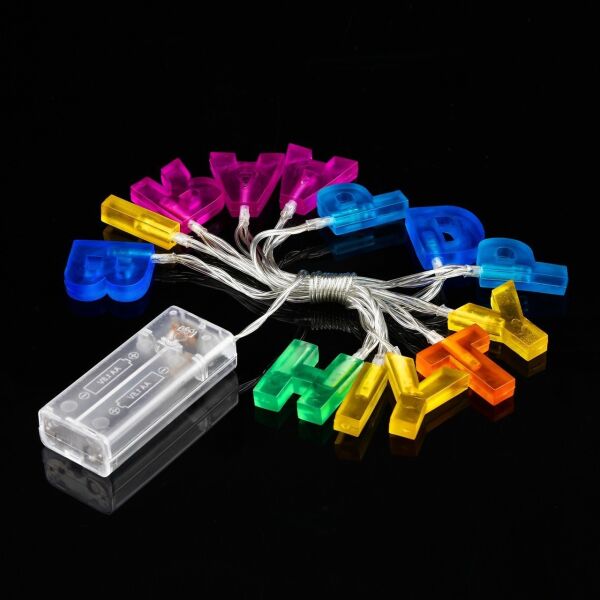 Doğum Gününe Özel Happy Birthday Pilli Led Işık