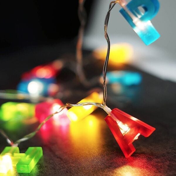 Doğum Gününe Özel Happy Birthday Pilli Led Işık