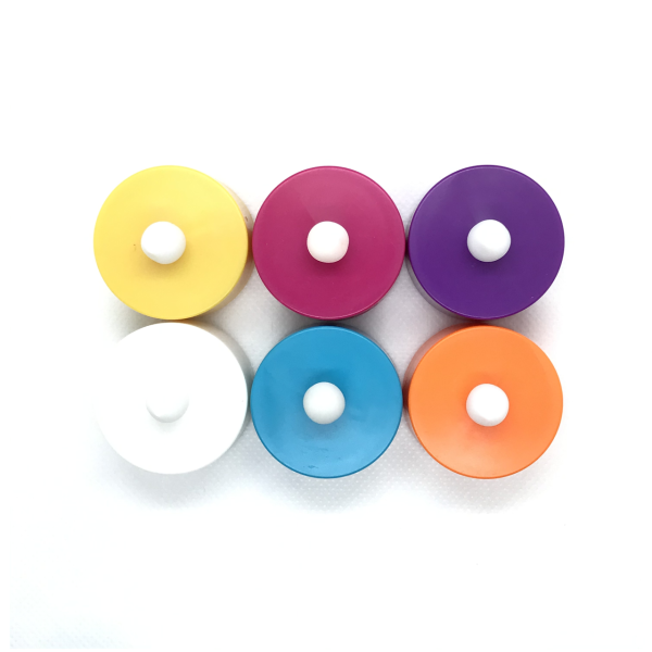 Tealight 6 Adet Renkli Dekoratif Led Mum (Pil Hediyeli)