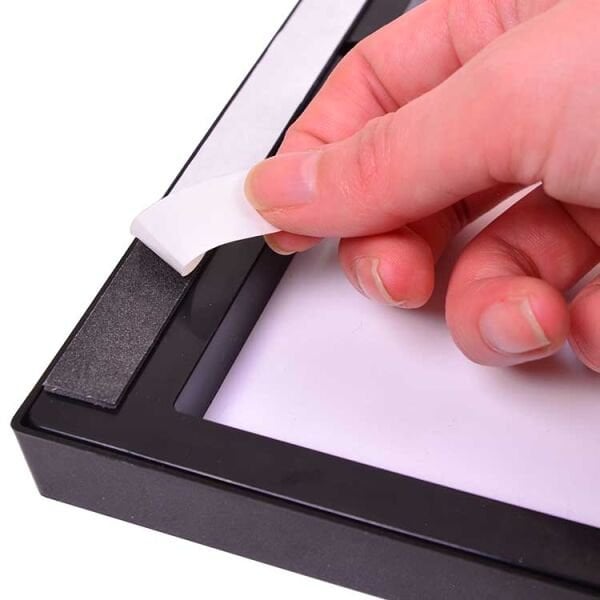 Tekrar Yapışabilen Sök Tak Çift Taraflı Bant Siyah - 3 Adet