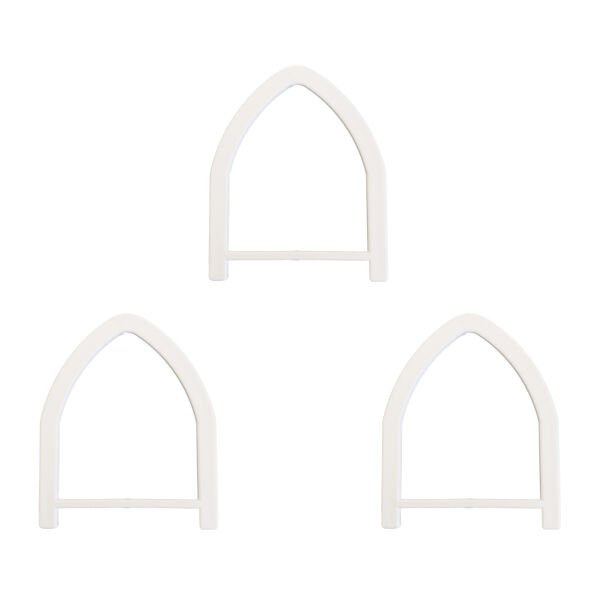 Sök Tak Kare Çerçeve Seti Beyaz 3'lü 21x21 cm