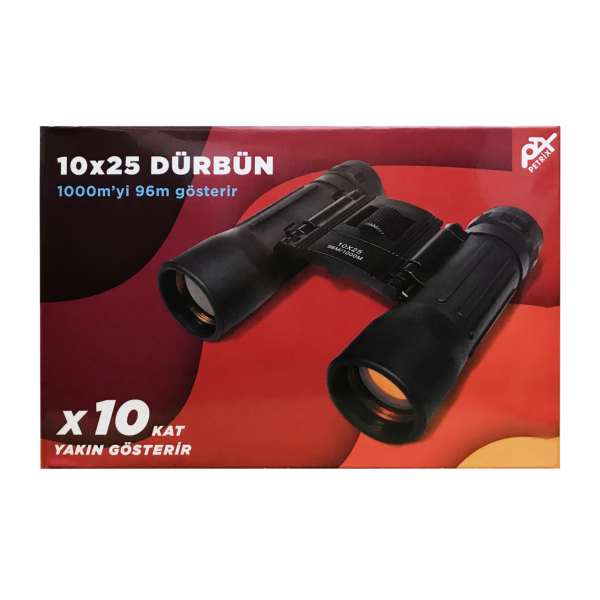 Taşıma Kılıflı 10x25 Dürbün x10 Kat Yakın Gösterir