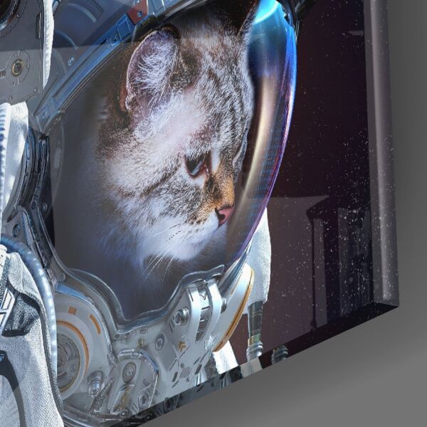 Uzay Takımı Cam Tablo