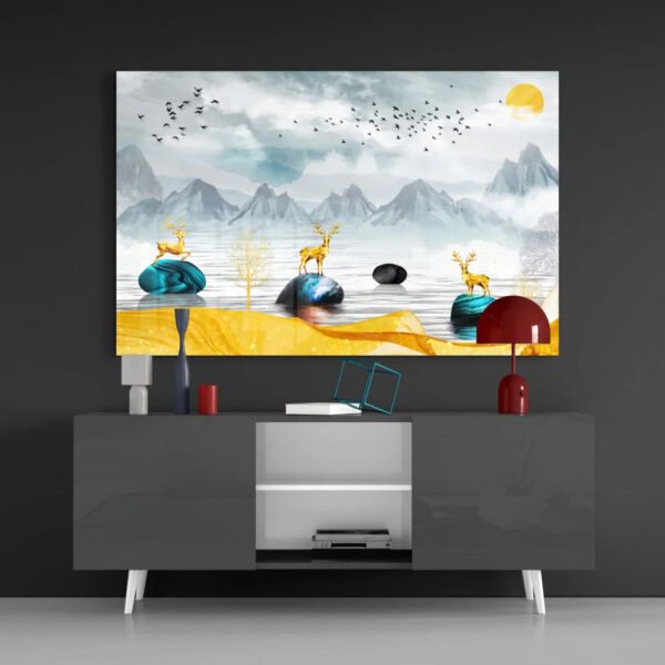 Rüya Gölü Cam Tablo