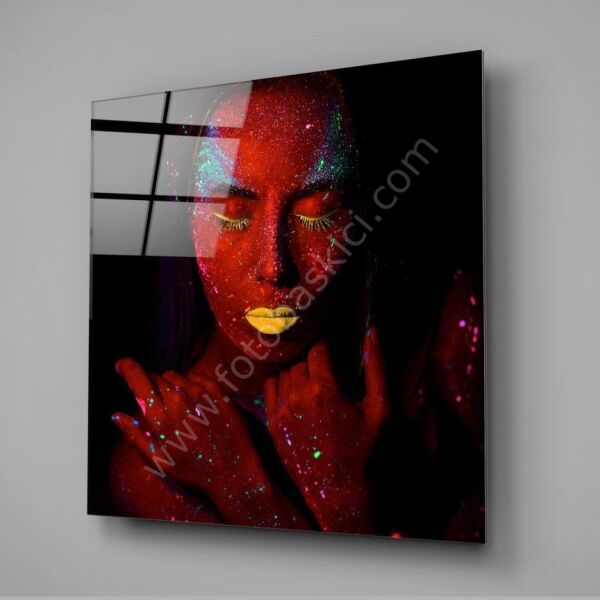 Yakut Kadın Cam Tablo