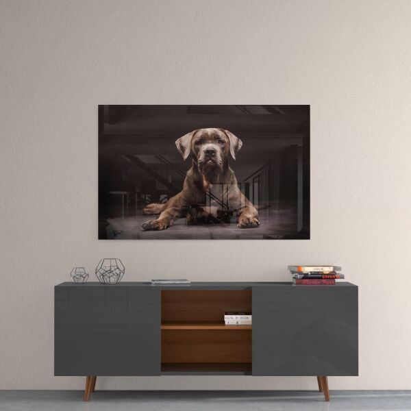 Köpek Cam Tablo No:1180