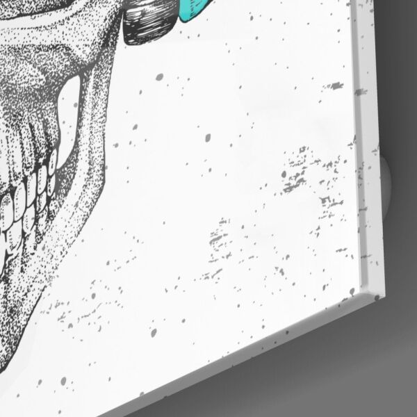 Kafatası - Her Zaman Müzik Cam Tablo