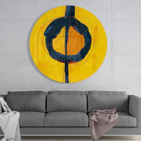 Soyut Cam Tablo No:1023