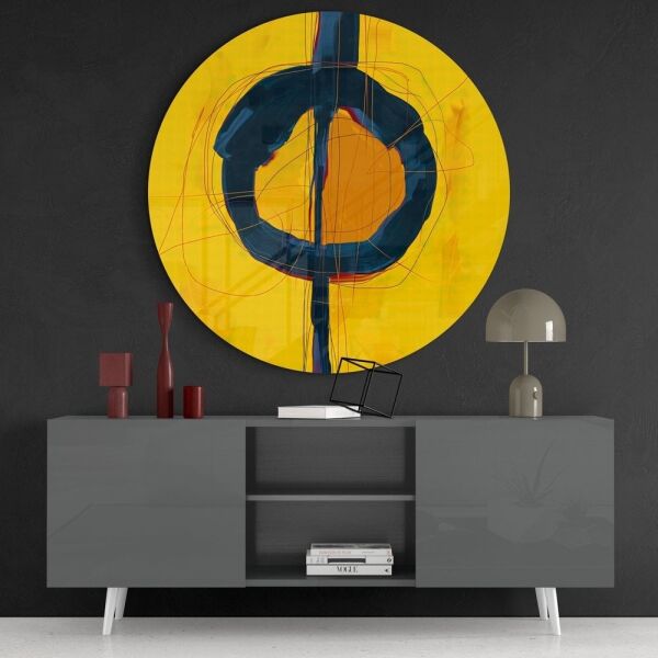 Soyut Cam Tablo No:1023